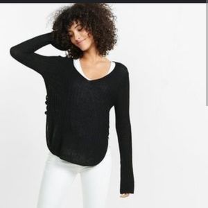 Express Bell Sleeve V-Neck Sweater XS